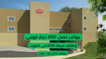 وظائف شركة KDD في الكويت 2025 برواتب تصل 850 دينار كويتي لجميع الجنسيات
