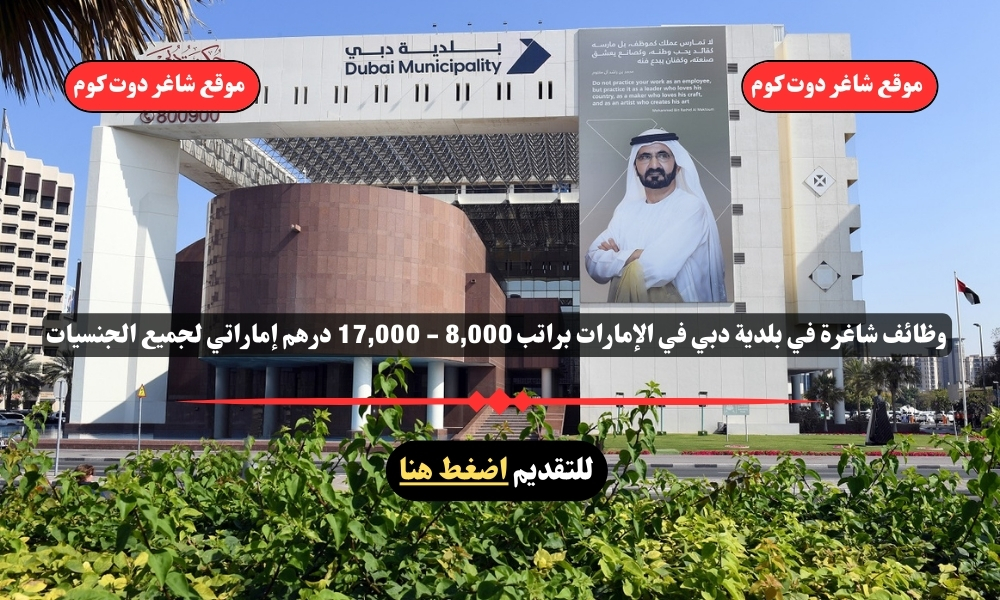 وظائف شاغرة في بلدية دبي لعام 2025 في الإمارات براتب 8,000 - 17,000 درهم إماراتي لجميع الجنسيات 1 وظائف شاغرة في بلدية دبي لعام 2025 في الإمارات براتب 8,000 - 17,000 درهم إماراتي لجميع الجنسيات