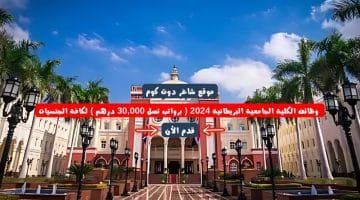 وظائف الكلية الجامعية البريطانية 2024 برواتب تصل 30000 درهم لكافة الجنسيات