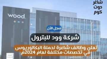 شركة وود للبترول تعلن وظائف شاعرة لحملة البكالوريوس في تخصصات مختلفة لعام 2024م