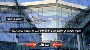 مطلوب للتوظيف في الكويت اليوم 2024 لدي مجموعة شلهوب برواتب مميزة