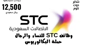 وظائف STC للنساء والرجال حملة البكالوريوس برواتب متوسطها 12500 ريال سعودي سجل الأن