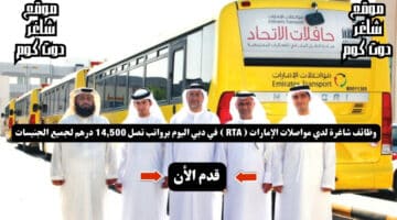 وظائف شاغرة لدي مواصلات الإمارات RTA في دبي اليوم برواتب تصل 14500 درهم لجميع الجنيسات