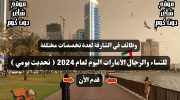 وظائف في الشارقة لعدة تخصصات مختلفة