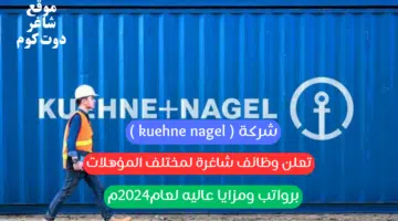 شركة kuehne nagel تعلن وظائف شاغرة لمختلف المؤهلات برواتب ومزايا عاليه لعام2024م
