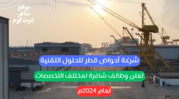 شركة أحواض قطر للحلول التقنية تعلن وظائف شاغرة لمختلف التخصصات لعام 2024م