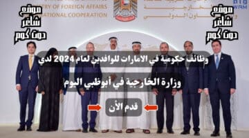 وظائف حكومية في الامارات للوافدين لعام 2024 لدي