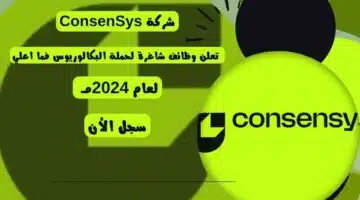 شركة ConsenSys بالبحرين تعلن وظائف شاغرة لحملة البكالوريوس فما اعلي لعام2024م