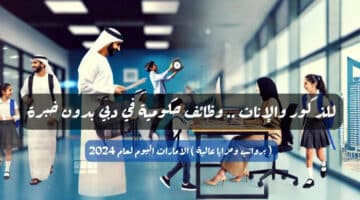 للذكور والإناث . وظائف حكومية في دبي بدون خبرة برواتب ومزايا عالية الامارات اليوم لعام 2024