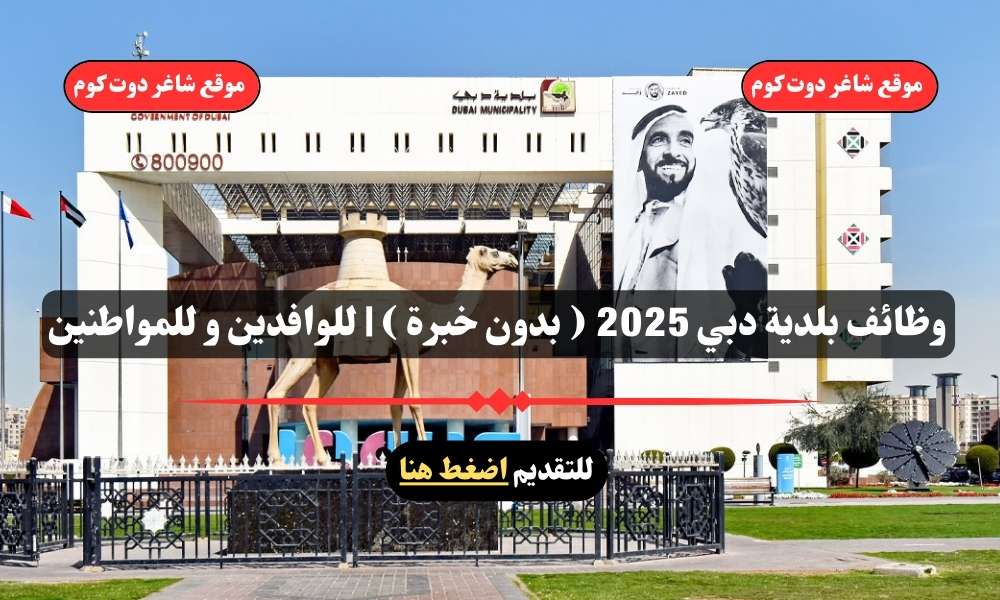 وظائف بلدية دبي 2025 ( بدون خبرة ) | للوافدين و للمواطنين – سجل الأن 1 وظائف بلدية دبي 2025 ( بدون خبرة ) | للوافدين و للمواطنين – سجل الأن
