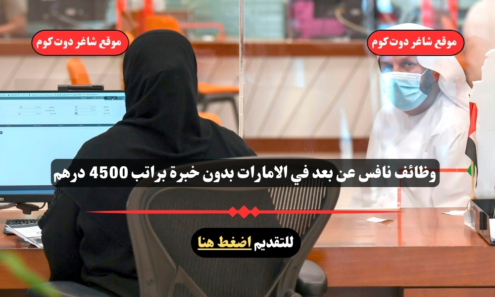 وظائف نافس عن بعد في الامارات بدون خبرة براتب 4500 درهم - سجل الأن 1 وظائف نافس عن بعد في الامارات بدون خبرة براتب 4500 درهم - سجل الأن