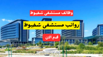 وظائف مستشفى شخبوط