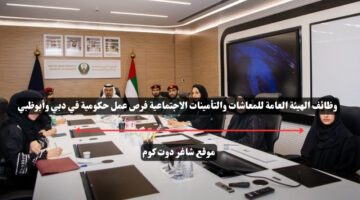 وظائف الهيئة العامة للمعاشات والتأمينات الاجتماعية فرص عمل حكومية في دبي وأبوظبي