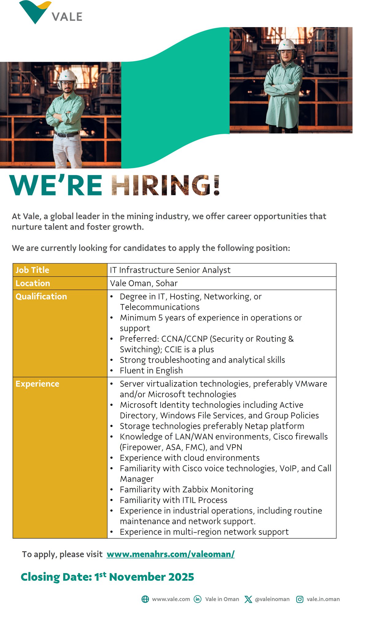 وظائف شركة فالي صحار ( إدارية - هندسية - فنية ) 3 IMG 9341