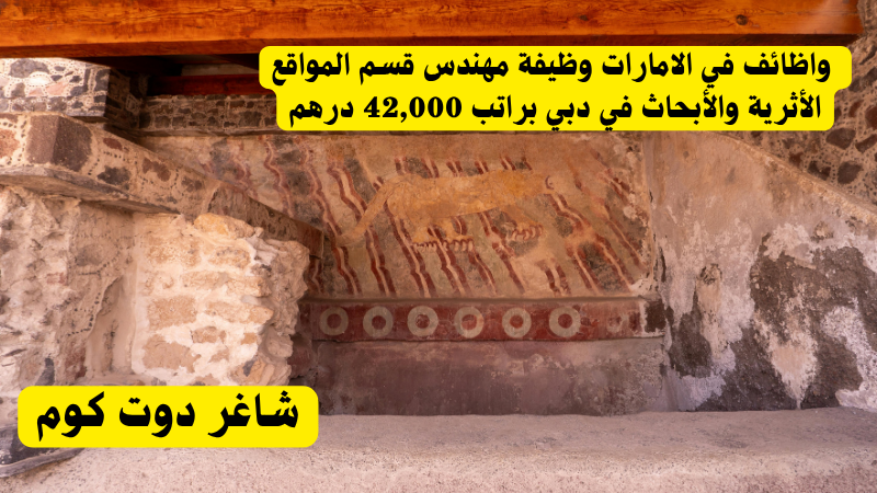 واظائف في الامارات وظيفة مهندس قسم المواقع الأثرية والأبحاث في دبي براتب 42,000 درهم 1 واظائف في الامارات وظيفة مهندس قسم المواقع الأثرية والأبحاث في دبي براتب 42,000 درهم