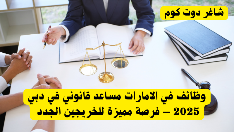 وظائف في الامارات مساعد قانوني في دبي 2025 – فرصة مميزة للخريجين الجدد 1 وظائف في الامارات مساعد قانوني في دبي 2025 – فرصة مميزة للخريجين الجدد