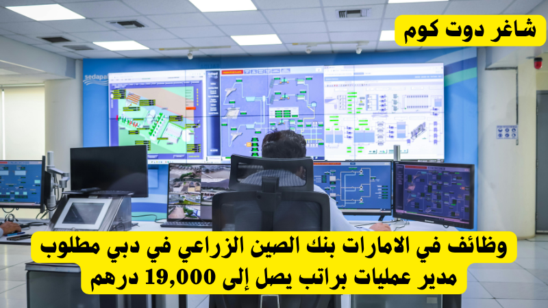 وظائف في الامارات بنك الصين الزراعي في دبي مطلوب مدير عمليات براتب يصل إلى 19,000 درهم 1 وظائف في الامارات بنك الصين الزراعي في دبي مطلوب مدير عمليات براتب يصل إلى 19,000 درهم