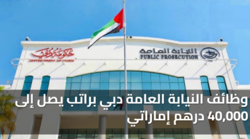 وظائف النيابة العامة دبي براتب يصل إلى 40000 درهم إماراتي