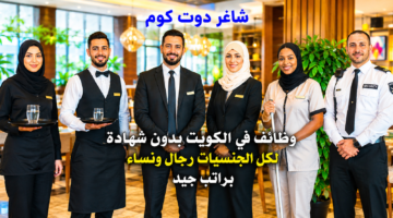 وظائف في الكويت بدون شهادة لكل الجنسيات رجال ونساء براتب جيد