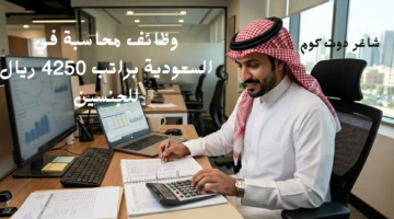 وظائف محاسبة في السعودية براتب 4250 ريال للجنسين