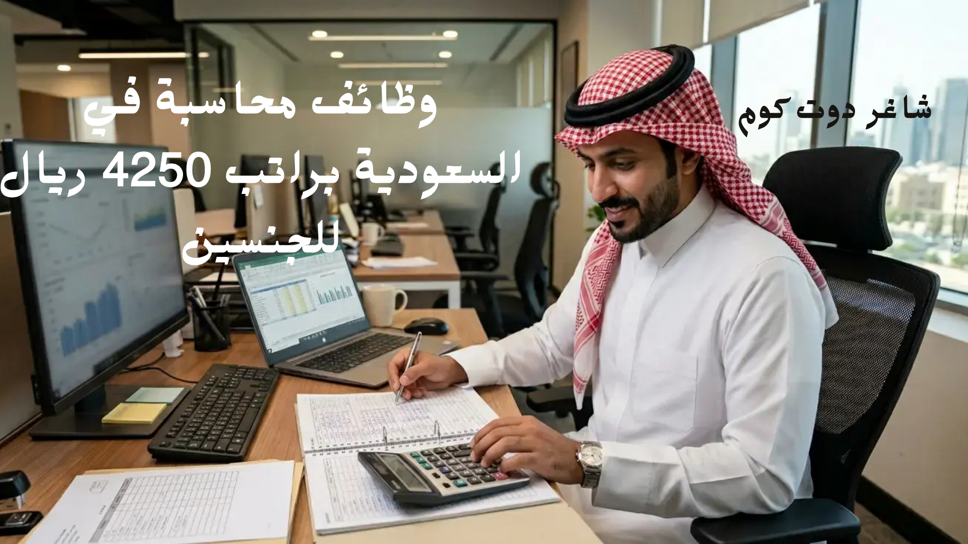 وظائف محاسبة في السعودية براتب 4250 ريال للجنسين 1 وظائف محاسبة في السعودية براتب 4250 ريال للجنسين