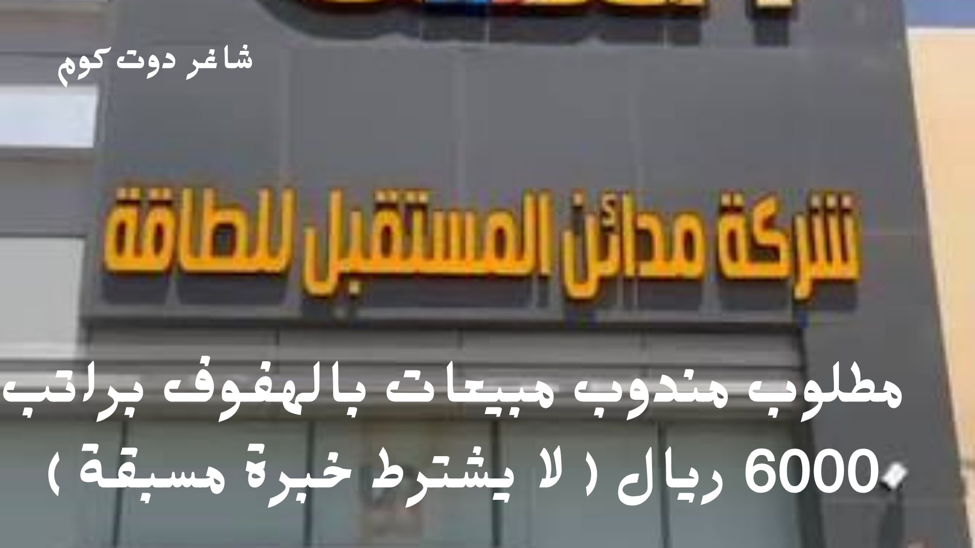 مطلوب مندوب مبيعات بالهفوف براتب 6000 ريال ( لا يشترط خبرة مسبقة ) 1 مطلوب مندوب مبيعات بالهفوف براتب 6000 ريال ( لا يشترط خبرة مسبقة )