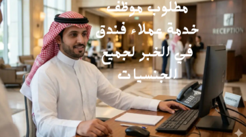 مطلوب موظف خدمة عملاء فندق في الخبر لجميع الجنسيات